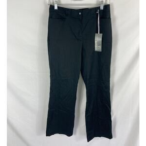 NWT Chicos Original Fit Karsen Twill Dress Pant Size .5 short / Small Black